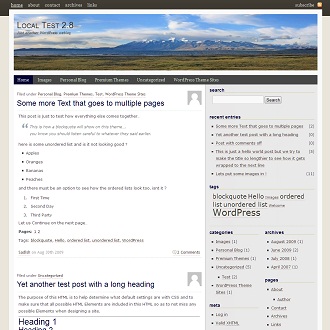 Mount Kailash WordPress Theme Screenshot